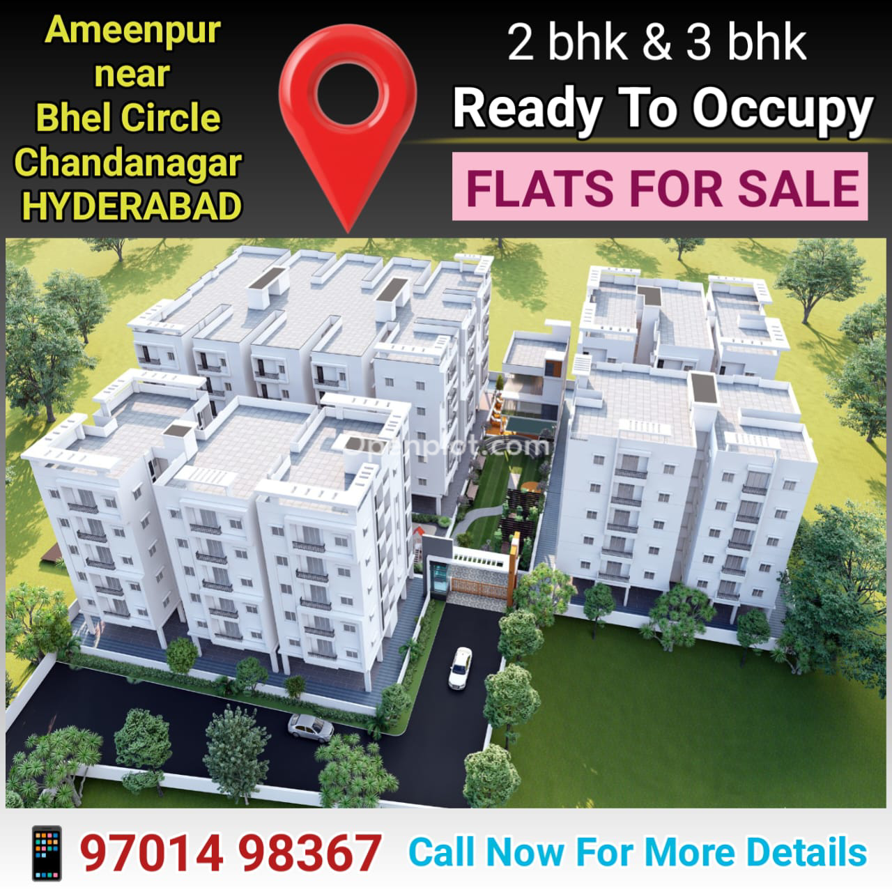 2 BHK Apartment for Sale in Ameenpur,Sangareddy